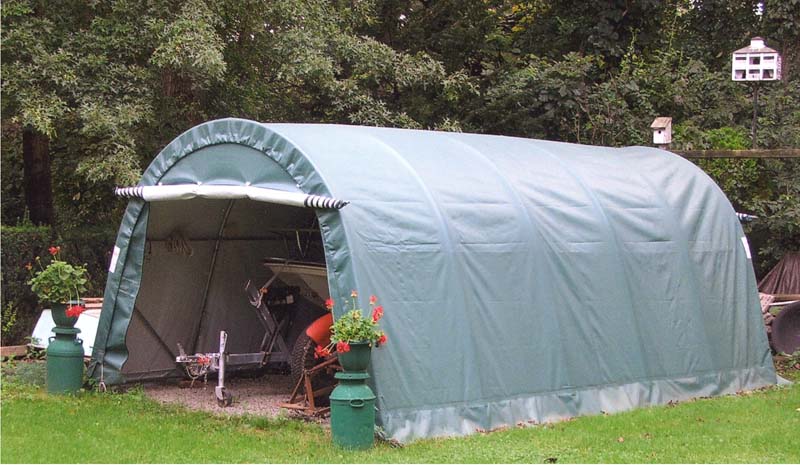 Rhino Shelter Instant Garage (Round Style) 12'W x 16'L x 8'H