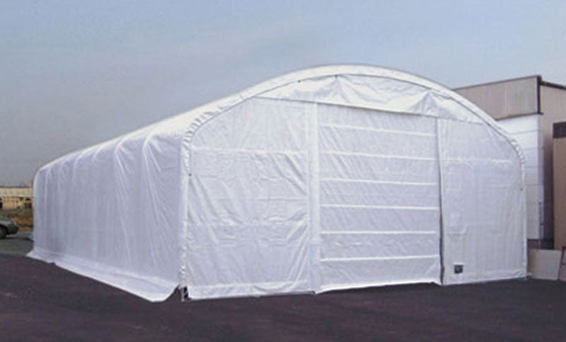 Rhino Shelter Portable Building (Round Style) 40’W x 60’L x 18’H