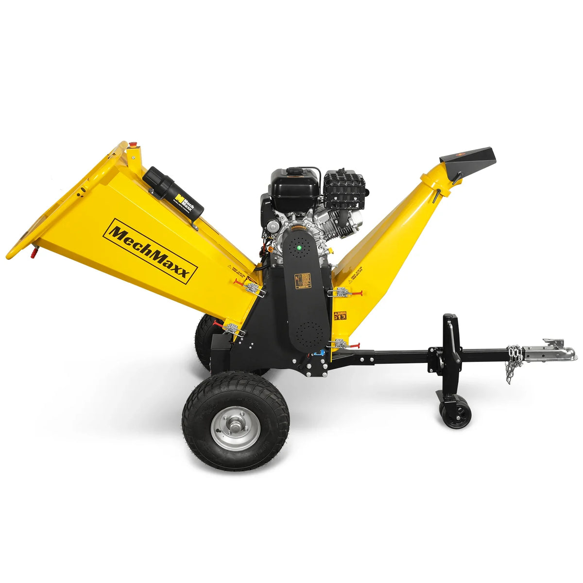 MechMaxx 6 inch E-start ZONSEN 459cc 15hp Gasoline Engine Powered Drum Wood Chipper,  P4206