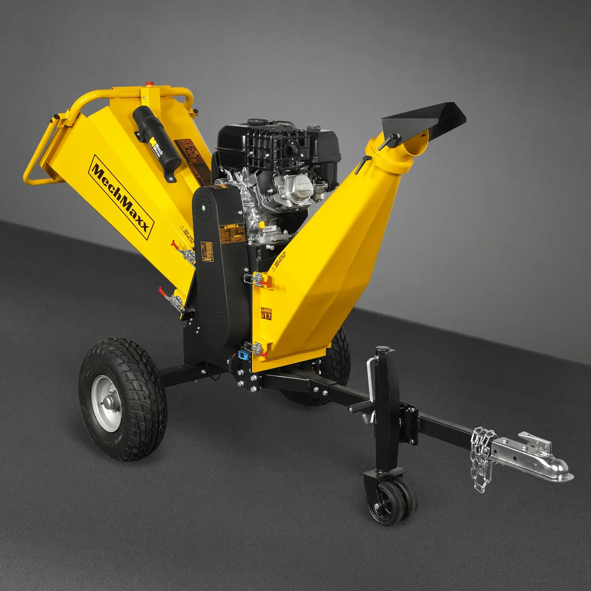 MechMaxx 6 inch E-start ZONSEN 459cc 15hp Gasoline Engine Powered Drum Wood Chipper,  P4206