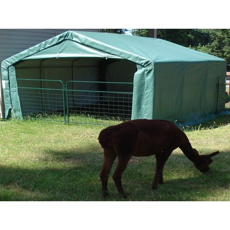 Rhino Shelter Livestock Shelter (Animal Run-In) 12’W X 12’L X 8’H