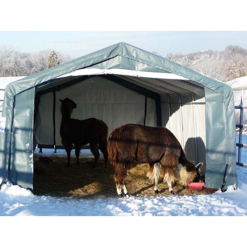 Rhino Shelter Livestock Shelter (Animal Run-In) 12’W x 20’L x 8’H