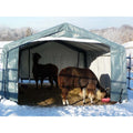 Rhino Shelter Livestock Shelter (Animal Run-In) 12’W x 20’L x 8’H