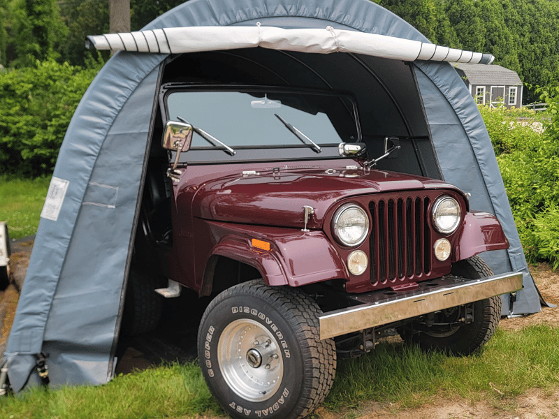 Rhino Shelter Instant Garage (Round Style) 12'W x 16'L x 8'H