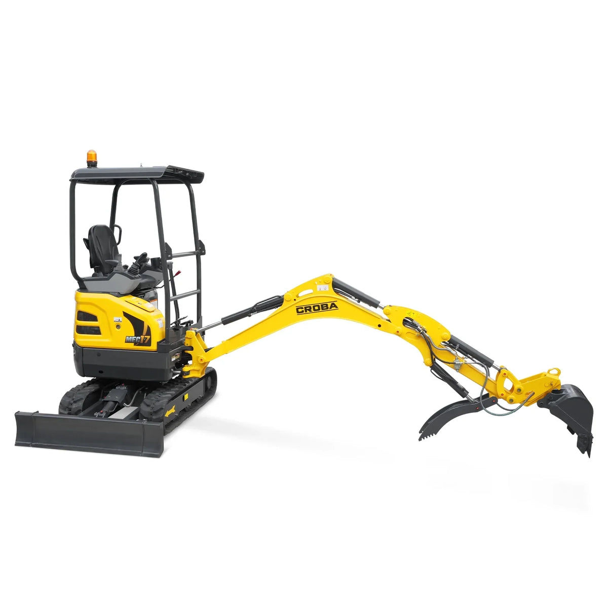 MechMaxx 1.7 Ton Mini Excavator – Kubota D902 Diesel Engine, 95" Dig Depth, 4,190 lb Compact Excavator (MEC17PRO)