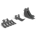 MechMaxx Attachment Set for Mini Compact Excavator MEC17, MEC17PRO