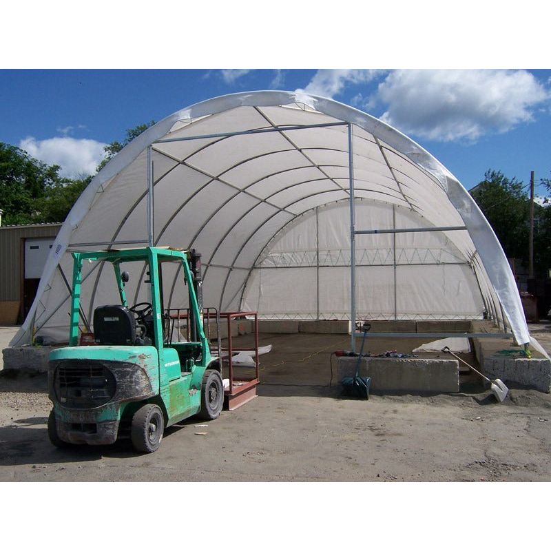 Rhino Shelter Portable Building (Round Style) 30’W x 40’L x 15’H