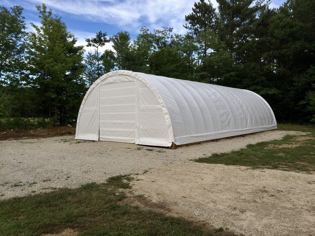 Rhino Shelter Portable Building (Round Style) 30’W x 40’L x 15’H