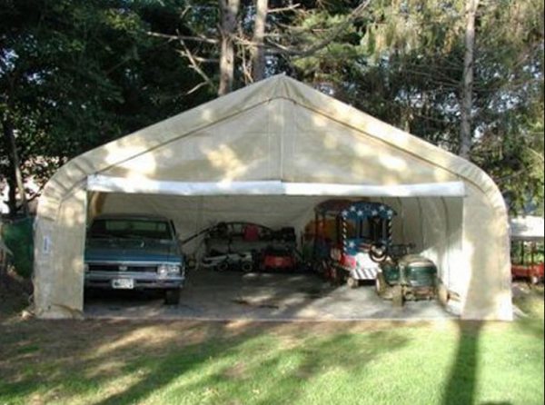 Rhino Shelter Instant Garage (Peak Style) 22’W x 24’L x 12’H
