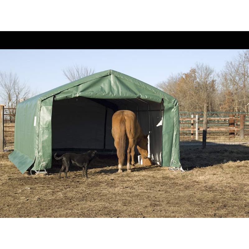 Rhino Shelter Livestock Shelter (Animal Run-In) 12’W x 20’L x 8’H