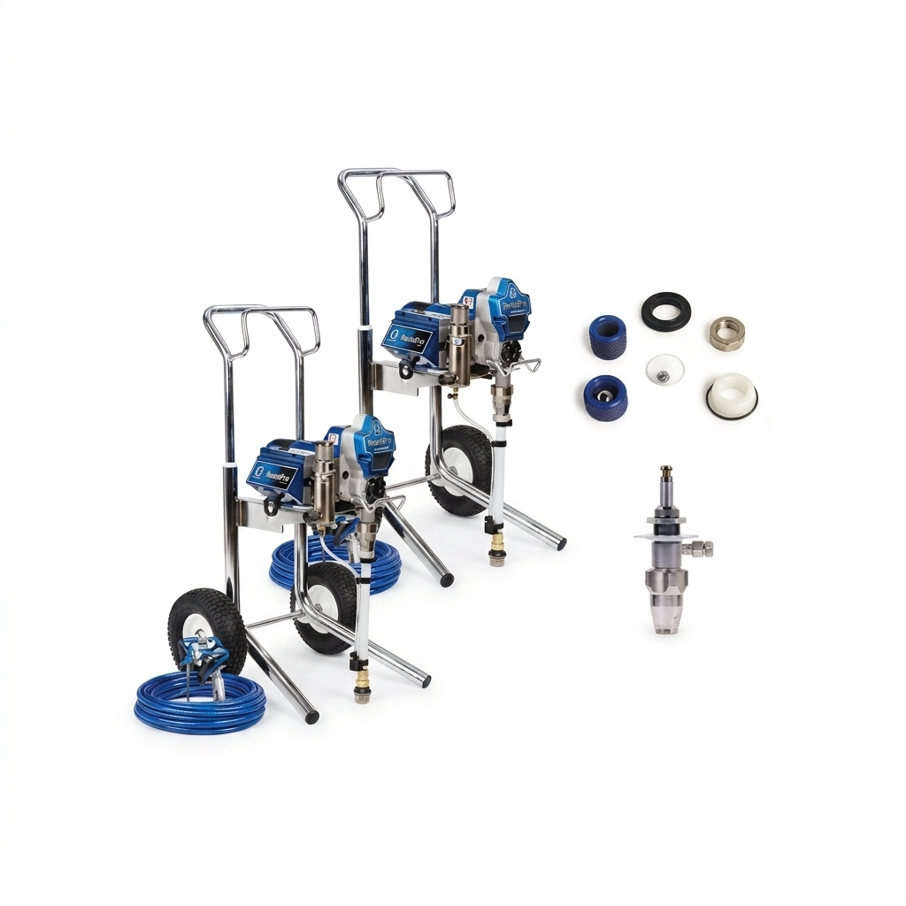 Graco 2-Pack RentalPro 230 PC Hi-Boy Airless Sprayers - Save $550 + Free Extra Pump