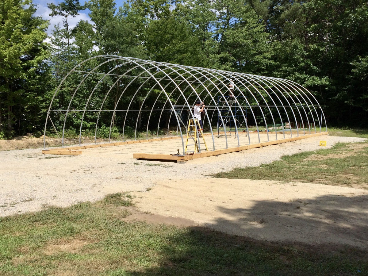 Rhino Shelter Portable Building (Round Style) 30’W x 40’L x 15’H