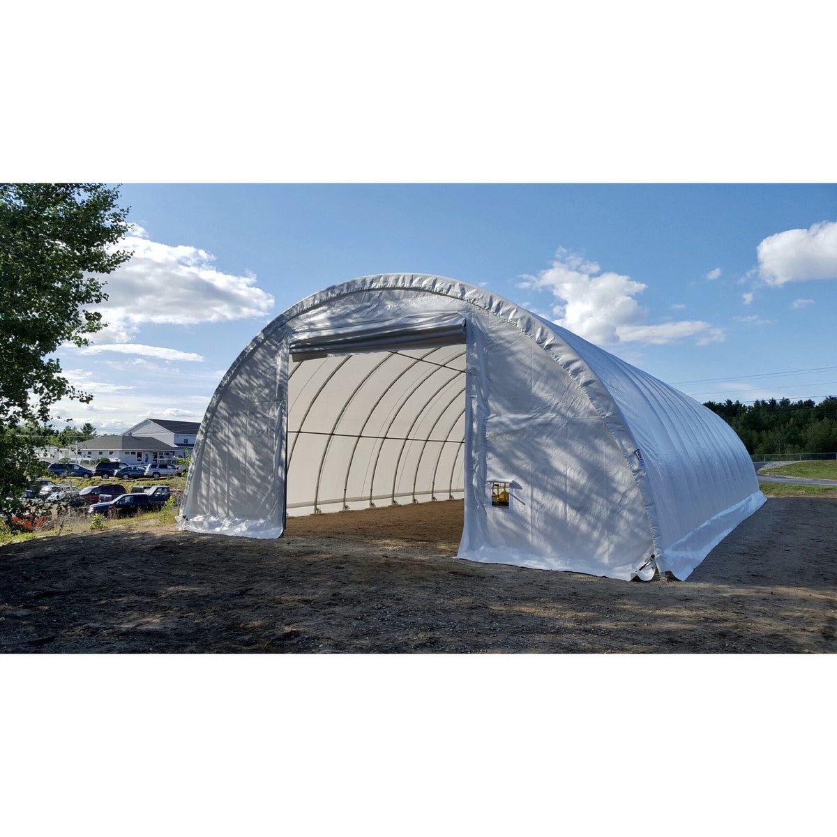 Rhino Shelter Portable Building (Round Style) 30’W x 40’L x 15’H