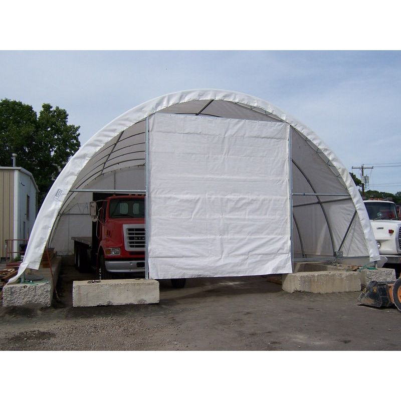 Rhino Shelter Portable Building (Round Style) 30’W x 65’L x 15’H