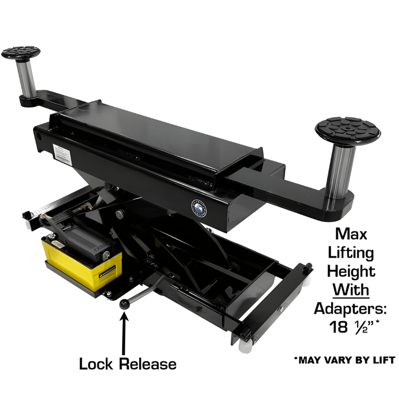 Atlas Automotive Pro9000 - 9000 lb - 4 Post Vehicle Lift with (2) RJ45A Rolling Bridge Jacks
