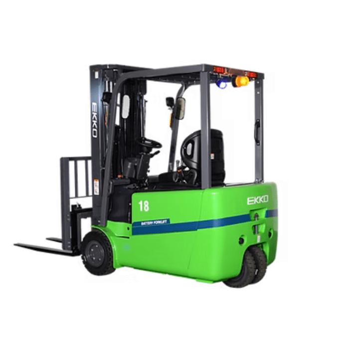 Ekko 4,000 lb 3-Wheel Electric Forklift – 185" Max Lift Height - Lithium battery - EK18AT-185Li