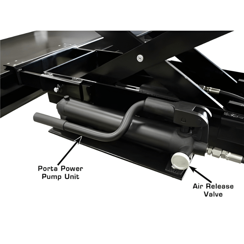 Atlas Automotive Pro9000 - 9000 lb - 4 Post Vehicle Lift with (2) RJ35 Rolling Bridge Jacks