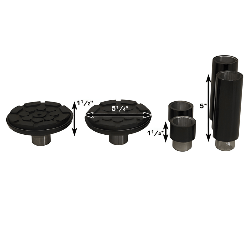 Atlas Automotive Pro9000 - 9000 lb - 4 Post Vehicle Lift with (2) RJ35 Rolling Bridge Jacks