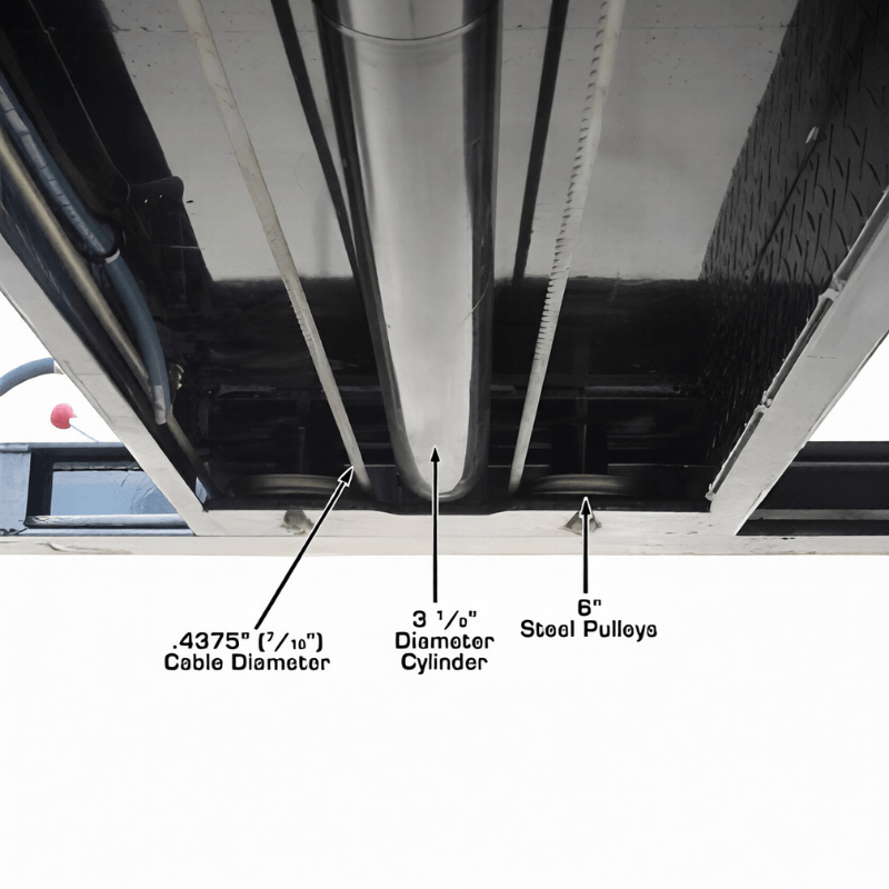 Atlas Automotive Pro9000 - 9000 lb - 4 Post Vehicle Lift with (2) RJ45A Rolling Bridge Jacks