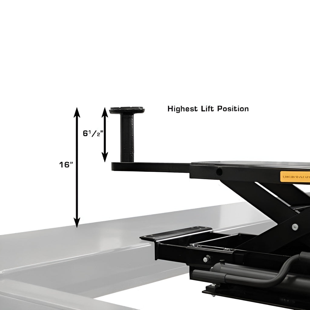 Atlas Automotive Pro9000 - 9000 lb - 4 Post Vehicle Lift with (2) RJ35 Rolling Bridge Jacks