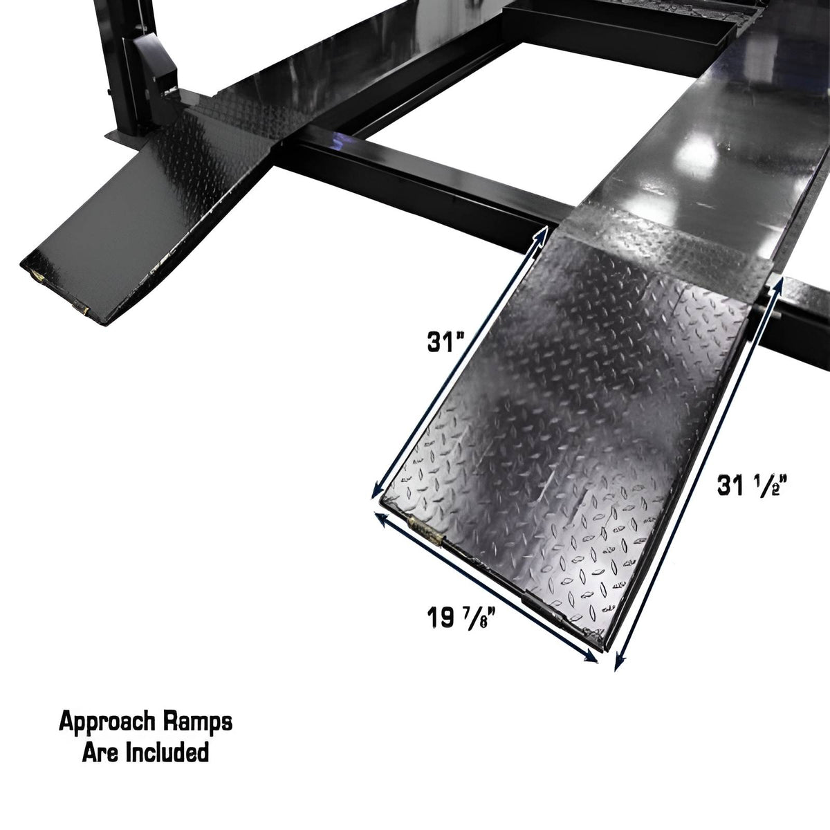 Atlas Automotive PRO9000 - 9000 lb - 4 Post Vehicle Lift with (2) RJ6BK Rolling Bridge Jacks