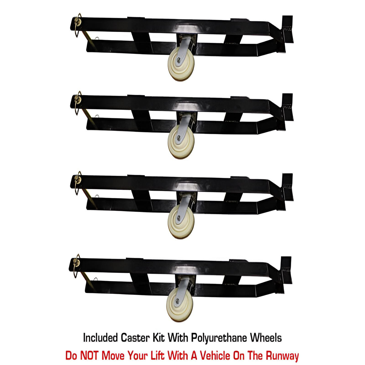 Atlas Automotive PRO9000 - 9000 lb - 4 Post Vehicle Lift with (2) RJ6BK Rolling Bridge Jacks