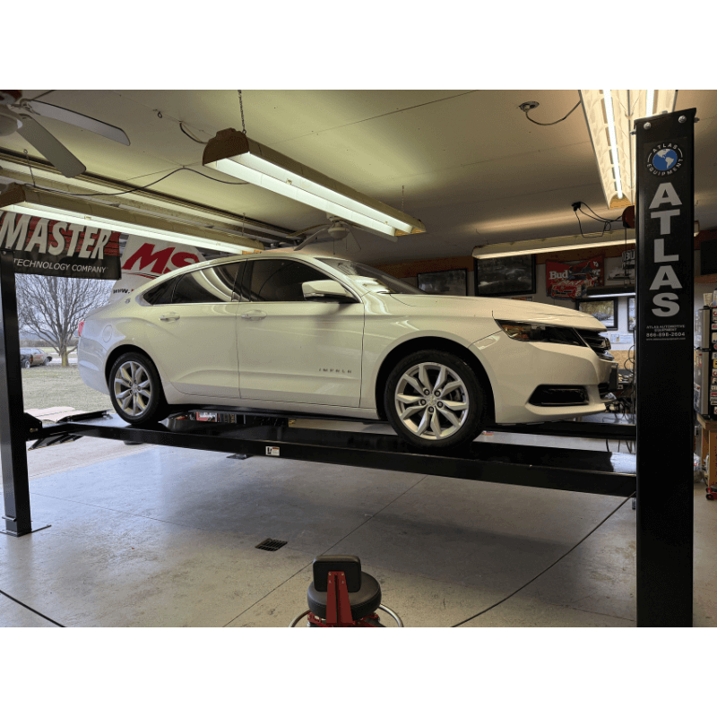 Atlas Automotive PRO9000 - 9000 lb - 4 Post Vehicle Lift with (2) RJ6BK Rolling Bridge Jacks