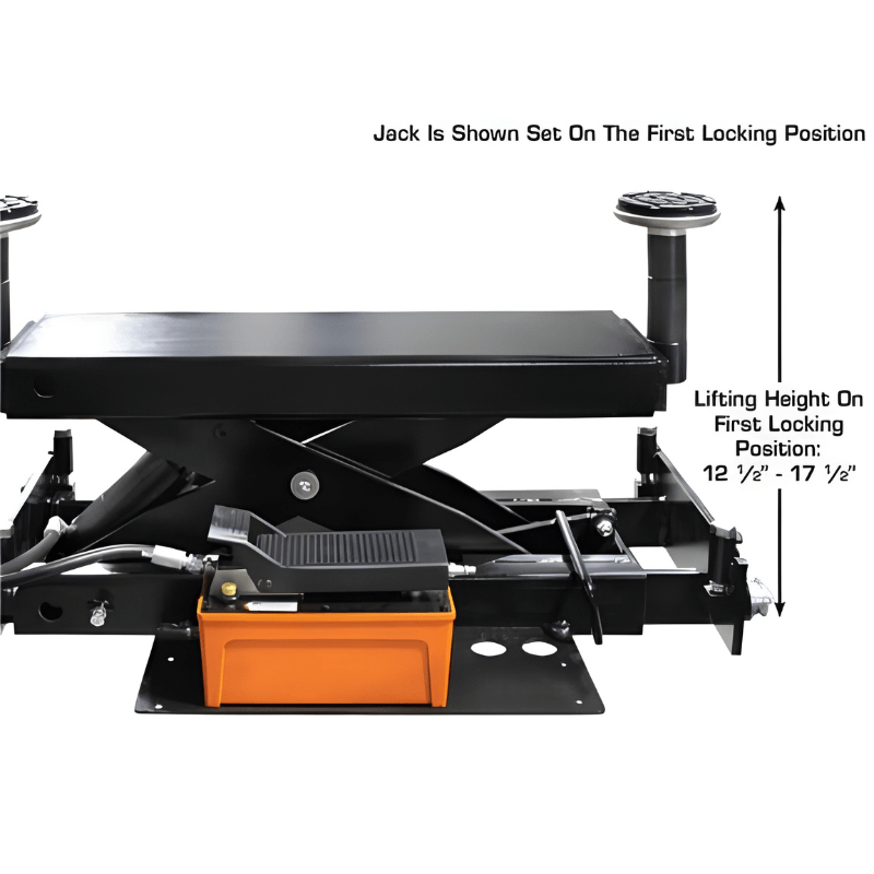 Atlas Automotive PRO9000 - 9000 lb - 4 Post Vehicle Lift with (2) RJ6BK Rolling Bridge Jacks
