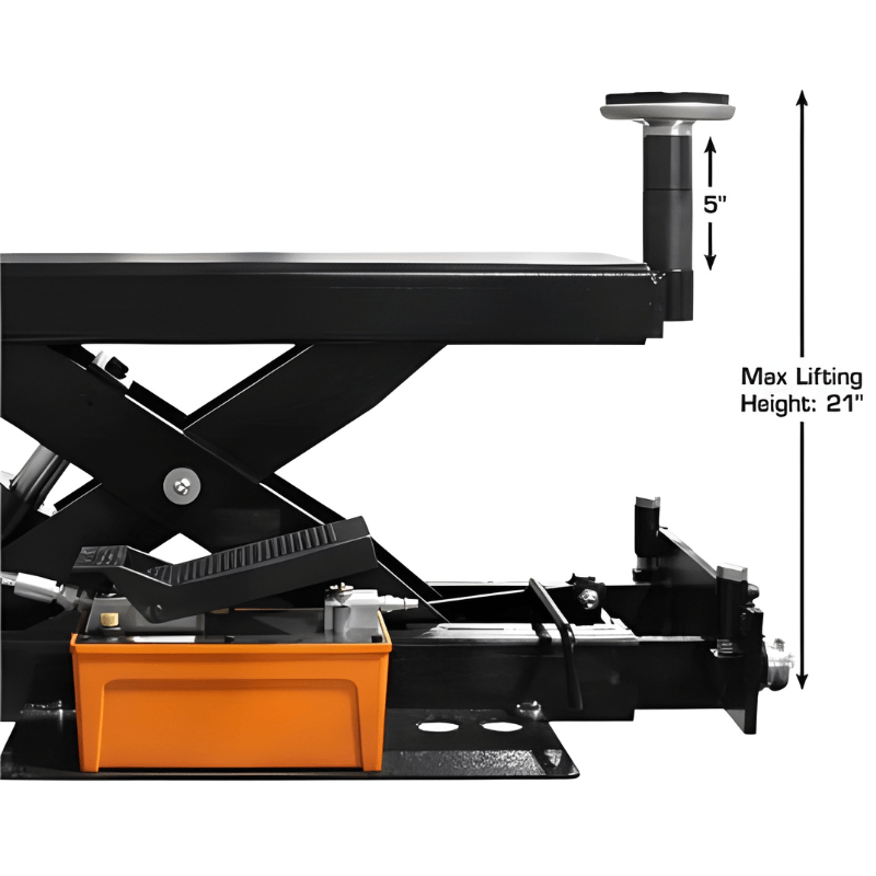 Atlas Automotive PRO9000 - 9000 lb - 4 Post Vehicle Lift with (2) RJ6BK Rolling Bridge Jacks