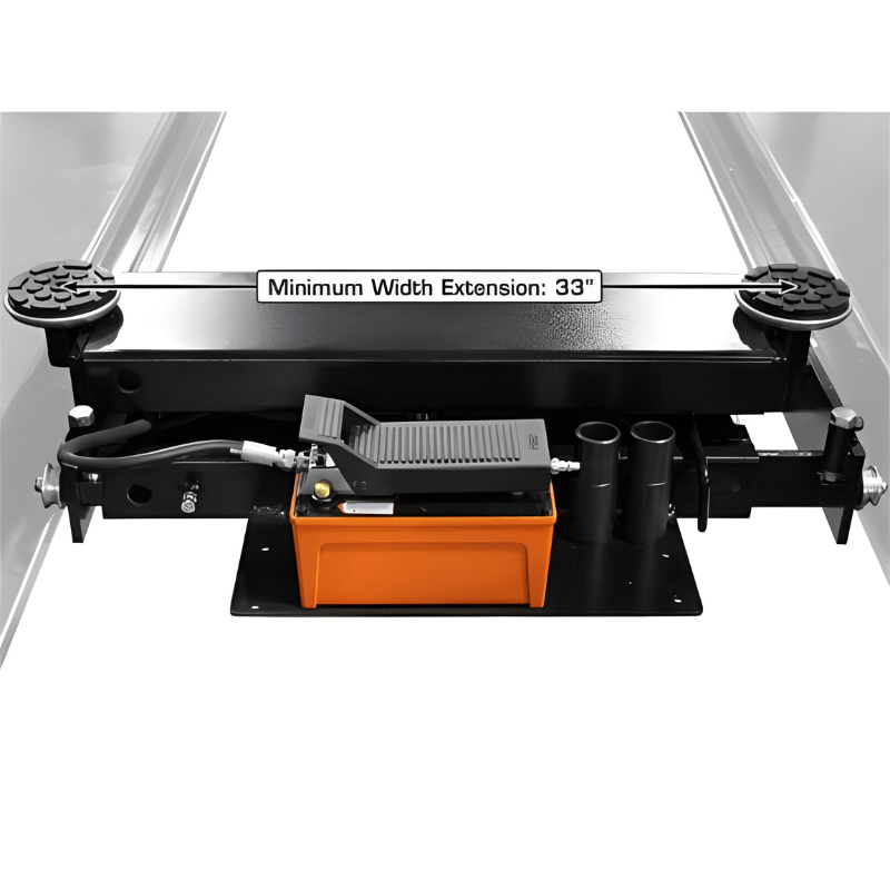 Atlas Automotive PRO9000 - 9000 lb - 4 Post Vehicle Lift with (2) RJ6BK Rolling Bridge Jacks