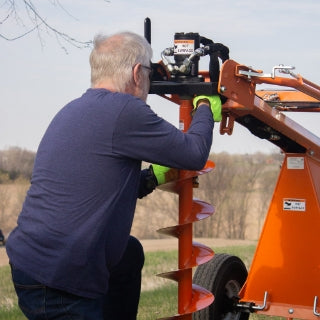 Brave Towable Auger | Hydraulic | Honda GX390