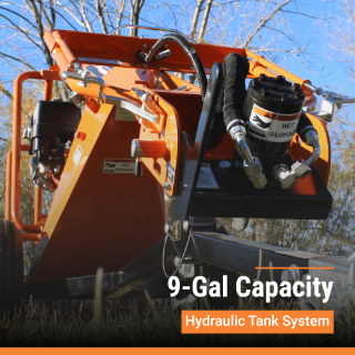 Brave Towable Auger | Hydraulic | Honda GX390