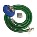Brave 3-In. Hose Kit | 20-Ft. Suction Hose | 50-Ft. Discharge Hose | Quick Connect