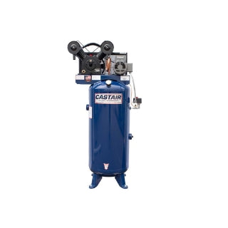 CASTAIR Commercial 60-Gallon Air Compressor – 5HP, Vertical Tank, 1-Phase 230V, 18.3 CFM @ 100 PSI