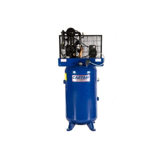 CASTAIR Commercial 80-Gallon Air Compressor – 5HP, Vertical Tank, 1-Phase 230V, 18.1 CFM @ 100 PSI