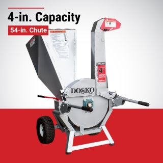 Dosko Brush Chipper | 4-In. | Honda GX390