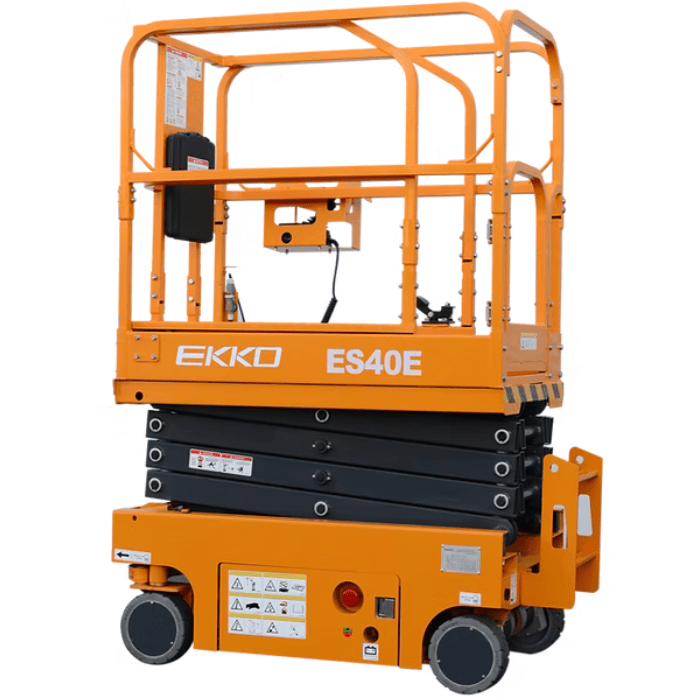 Ekko Scissor Lift – 157" Max Lift Height -  Lead Acid Battery - ES40E