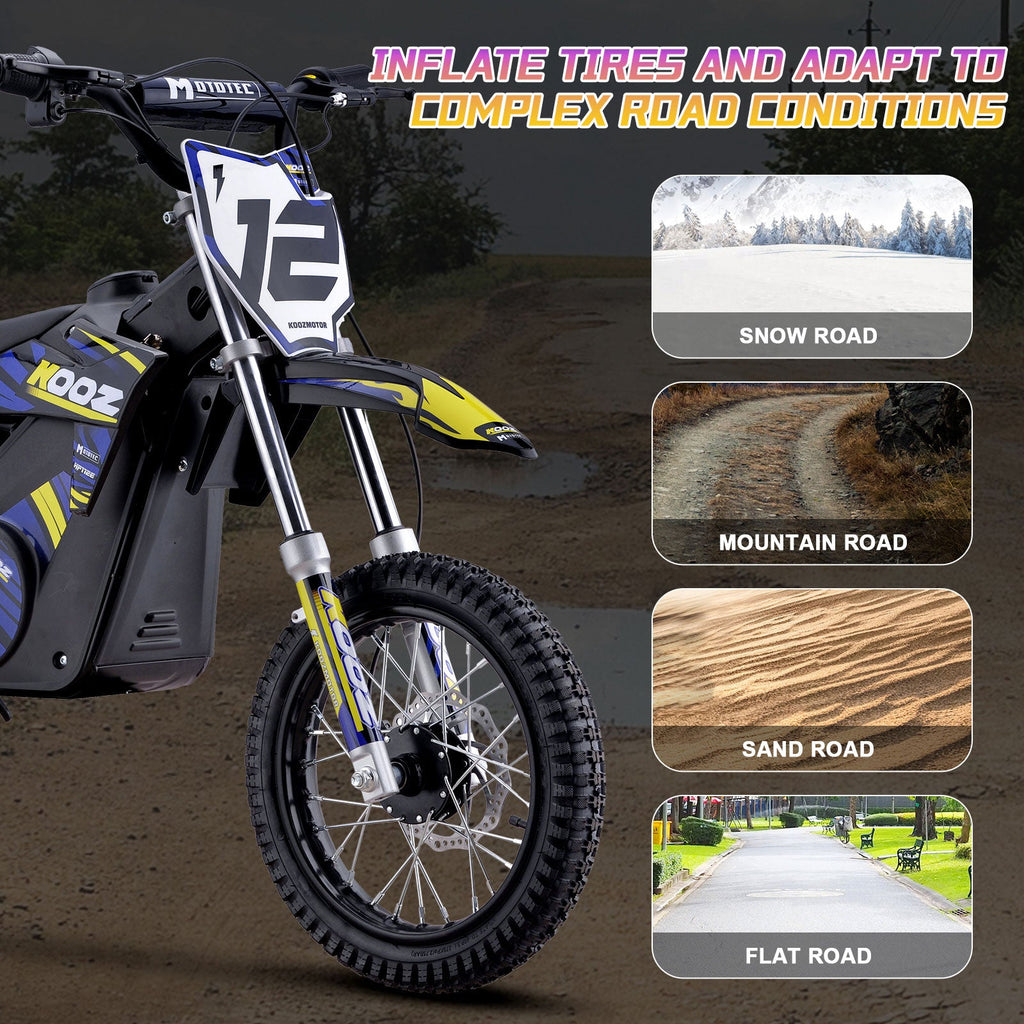 MotoTec 36V/8Ah 1000W (HP112E) Electric Dirt Bike