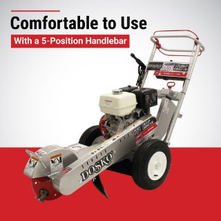 Dosko Swivel Stump Grinder | 13 HP Walk-Behind | Honda GX390