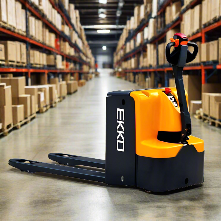Ekko Electric Walkie Pallet Jack - High Capacity Battery - 4400 lbs Capacity - EP20E