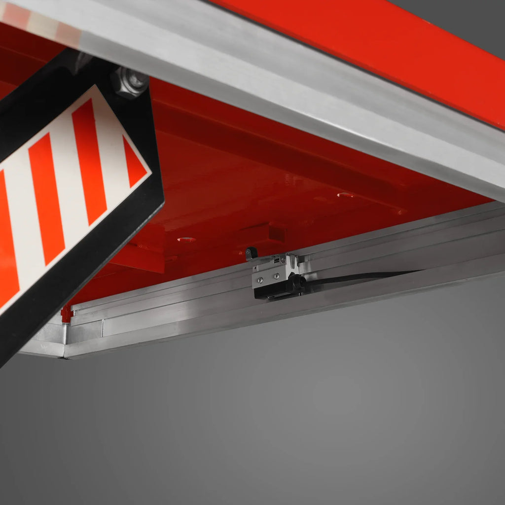MechMaxx 4400lbs Capacity Stationary Electric Hydraulic Double Scissor Lift Table,  51.2" x 33.5" Platform,  70.1" Lift Height,  UL Certified Motor,  ELTD44