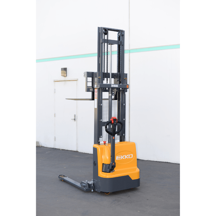Ekko  Electric Straddle Stacker - 3,000 lb – 145" Max Lift Height - EB12EA