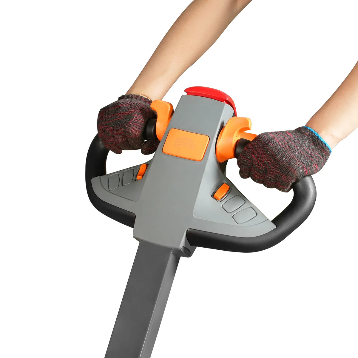 MechMaxx 2640lbs Lithium-ion Electric Straddle Stacker,  138" Lift,  Adjustable Legs & Forks,  F26-138S