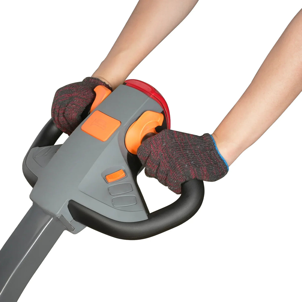 MechMaxx 3300lbs Lithium-ion Electric Straddle Stacker,  118" Lift,  Adjustable Legs & Forks,  F33-118S