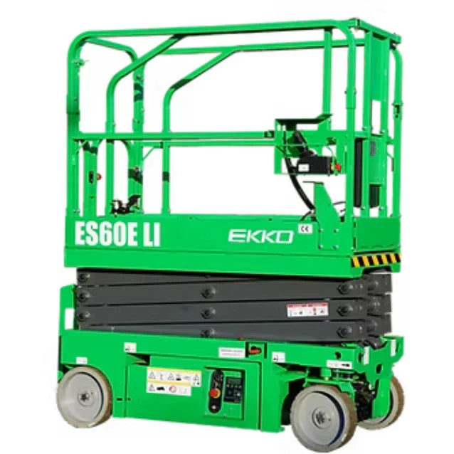 Ekko Electric Scissor Lift – 228" Max Lift Height - Lithium Battery - ES60E-LI