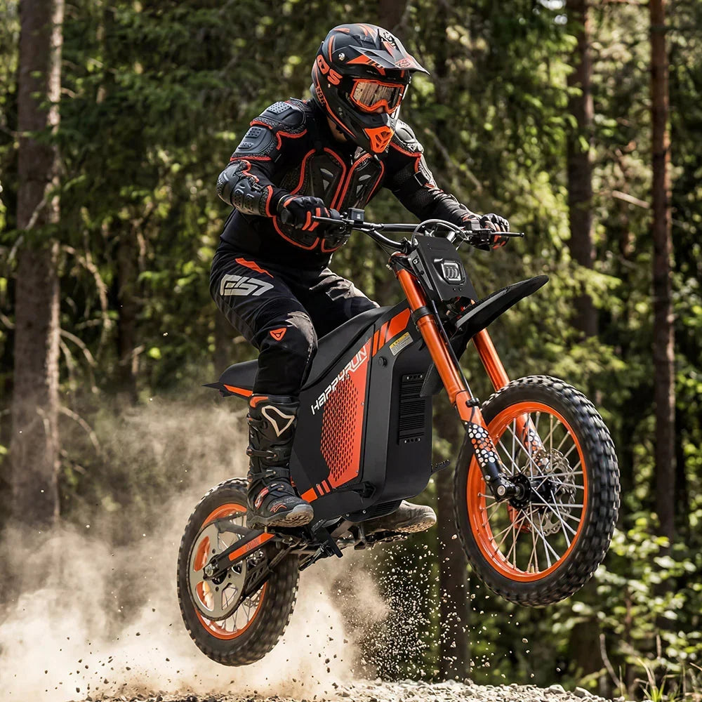 HappyRun G300 SE Ultra 60V/31Ah 6000W Off-Road Electric Dirt Bike - Teens & Adults