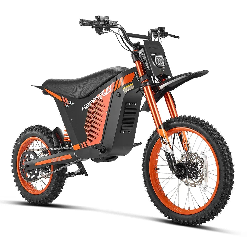 HappyRun G300 SE Ultra 60V/31Ah 6000W Off-Road Electric Dirt Bike - Teens & Adults