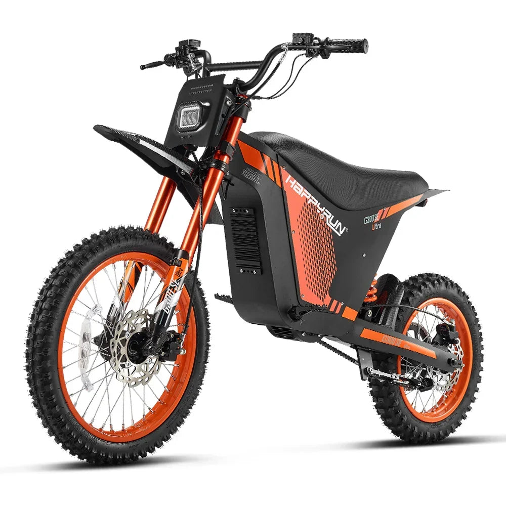 HappyRun G300 SE Ultra 60V/31Ah 6000W Off-Road Electric Dirt Bike - Teens & Adults