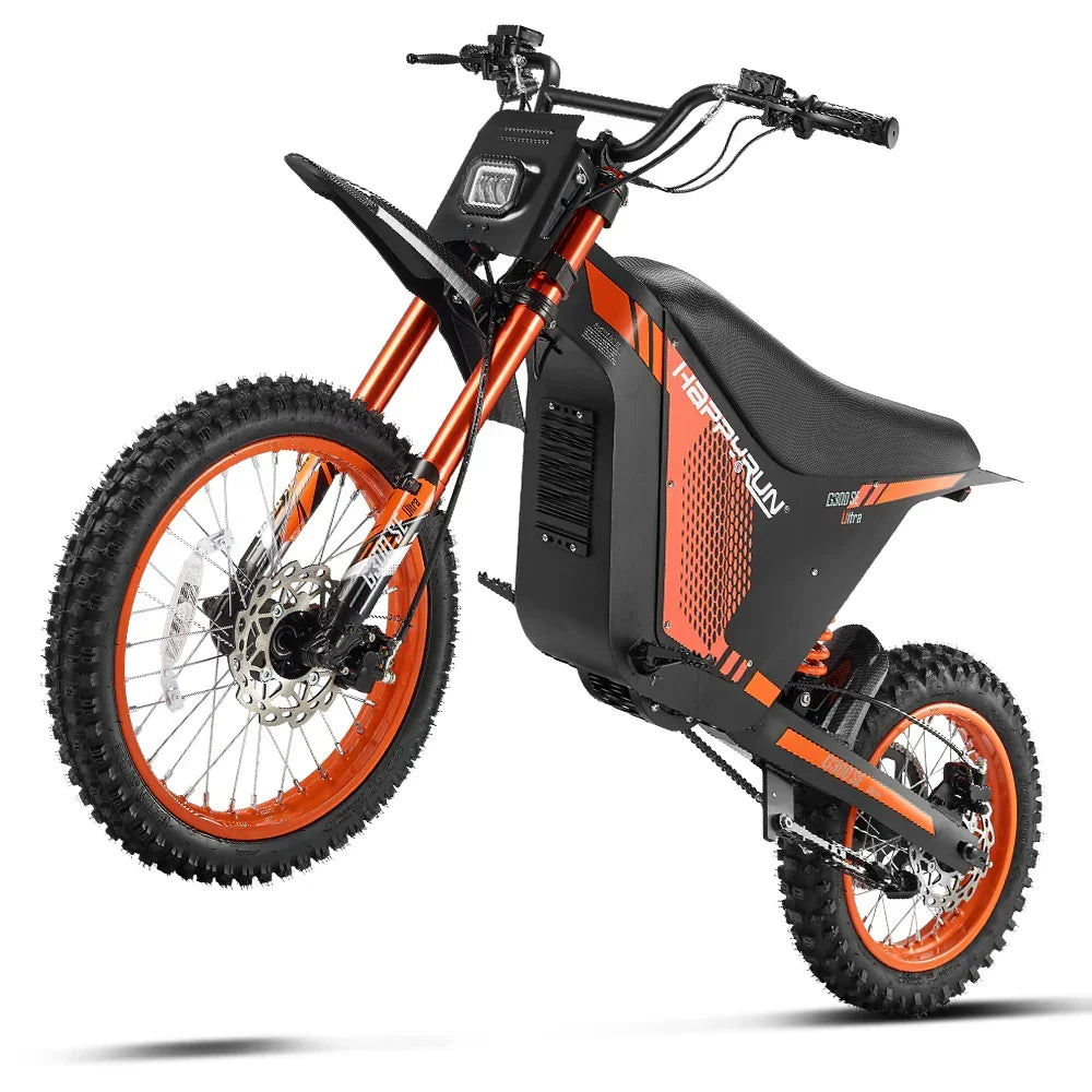 HappyRun G300 SE Ultra 60V/31Ah 6000W Off-Road Electric Dirt Bike - Teens & Adults