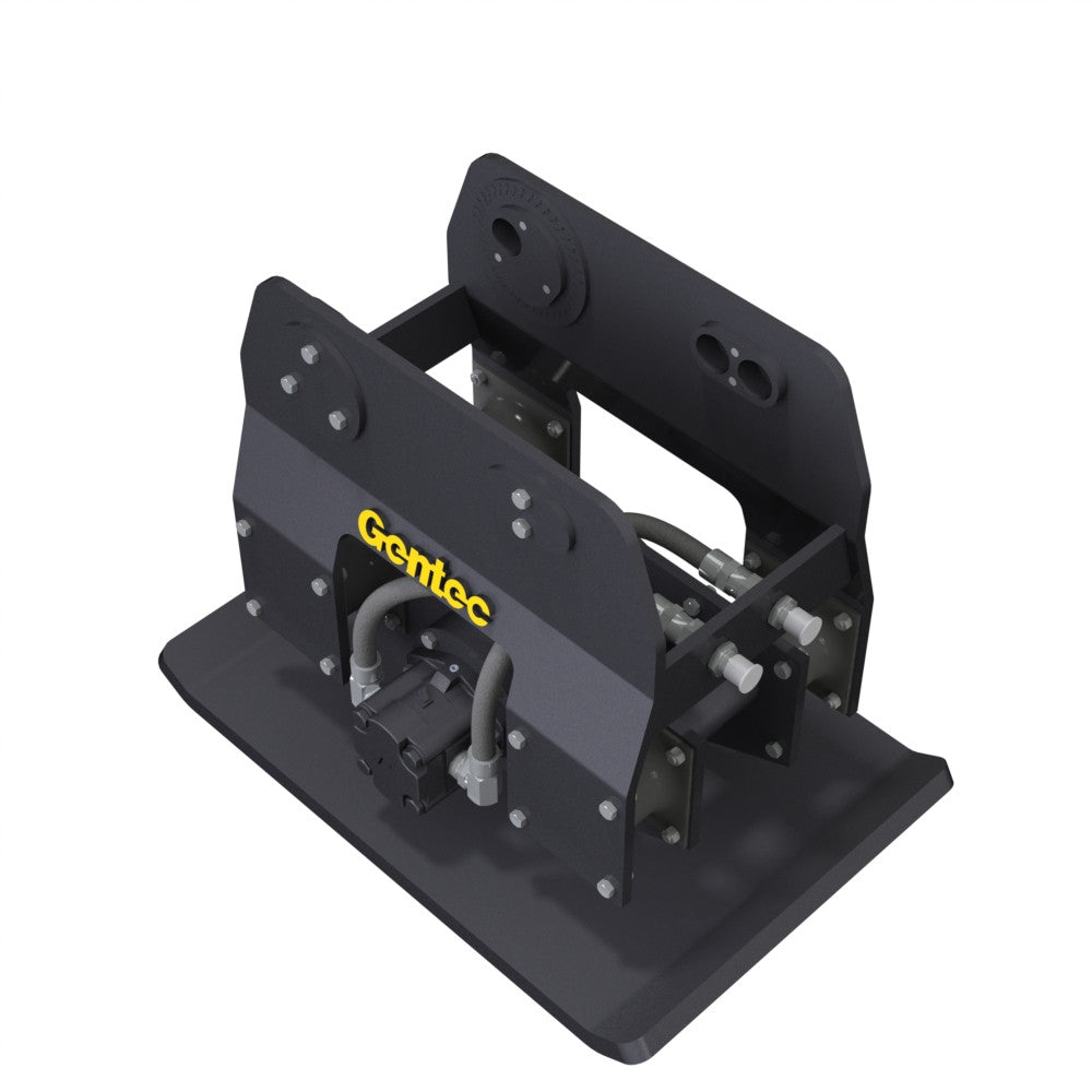 Hydraulic Plate Compactor Excavator Attachment for 15,000-33,500 lb Excavators | Gentec GE3000 / GE970